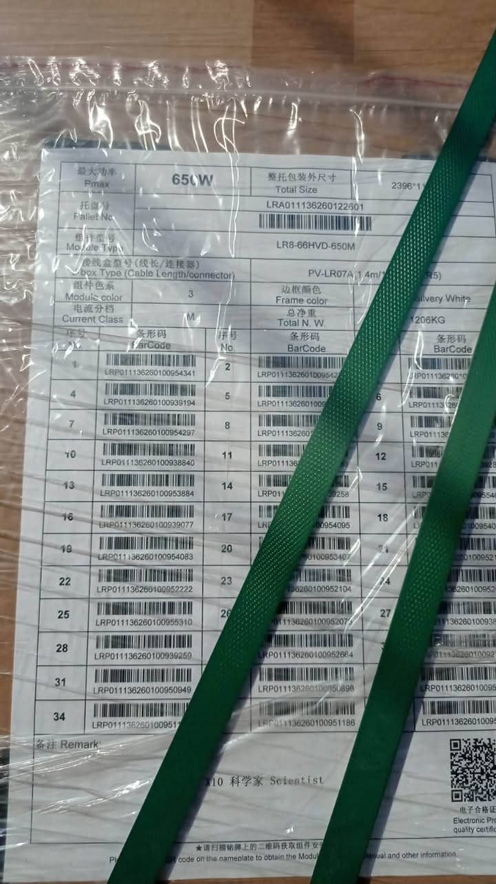 الواح لونجي X10   650w

متوفر حاويه كامله السعر ١٥٢ الف قطعه 

يتوفر حملة ومفرد 
التواصل اتصال ع رقم

‭***********‬
