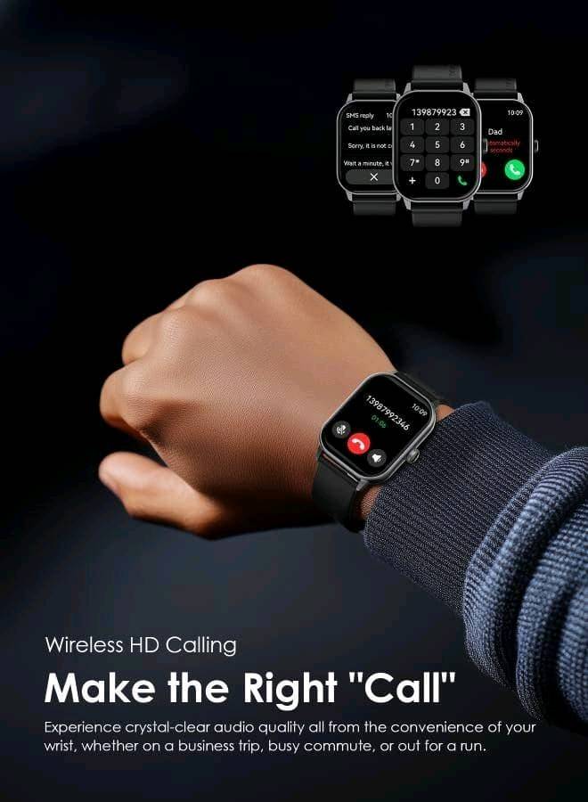 ساعة أورايمو الذكية كروم فاتح oraimo Watch 5
الشاشة والتصميم
الشاشة: شاشة TFT تعمل باللمس بالكامل مقاس 2.01 بوصة، بدقة 240×296 بكسل، ونسبة شا﻿شة إلى هيكل تبلغ 88.8%.
الحماية: زجاج باندا المقوى المقاوم للخدوش، مما يضمن متانة عالية.
التصميم: هيكل معدني من سبيكة الألومنيوم مع تاج رقمي من الفولاذ المقاوم للصدأ، بسمك 10.8 مم ووزن 41.4 جرام.
اللون: كروم لايت أنيق.
البطارية والأداء
السعة: بطارية ليثيوم بوليمر بسعة 300 مللي أمبير.
زمن الاستخدام: يصل إلى 7 أيام من الاستخدام العادي.
زمن الاستعداد: حتى 30 يومًا.
الشحن: يكتمل الشحن خلال 3 ساعات باستخدام شاحن 5 فولت/100 مللي أمبير.
الاتصال والتوافق
الاتصال: بلوتوث 5.2 مع دعم المكالمات اللاسلكية.
التطبيق: متوافق مع تطبيق Oraimo Health المتاح على Google Play وApple
الصحة واللياقة
مراقبة الصحة: مراقبة معدل ضربات القلب، قياس مستوى الأوكسجين في الدم (SpO₂)، تتبع النوم، ورصد التنفس.
أوضاع الرياضة: أكثر من 105 وضع رياضي مختلف.
مقاومة الماء والغبار
المعيار: مقاومة للماء والغبار وفقًا لمعيار 1ATM، مما يجعلها مناسبة للاستخدام اليومي والأنشطة الرياضية المعتدلة.
واجهات الساعة والميزات الإضافية
الواجهات: واجهات ساعة مُولدة بالذكاء الاصطناعي، مع إمكانية تخصيص الواجهة أو تحميل واجهات جديدة عبر تطبيق Oraimo Health.
الميزات الإضافية: ساعة عالمية، مؤقت، عداد خطواط، آلة حاسبة، العثور على الهاتف/الساعة، التحكم في الموسيقى، منبه، مصباح يدوي
السعر /30الف
للطلب او استفسار عبر خاص او انستا Turab_Store او رقم ‎***********
توجد خدمة توصيل لجميع المحافظات 5,000