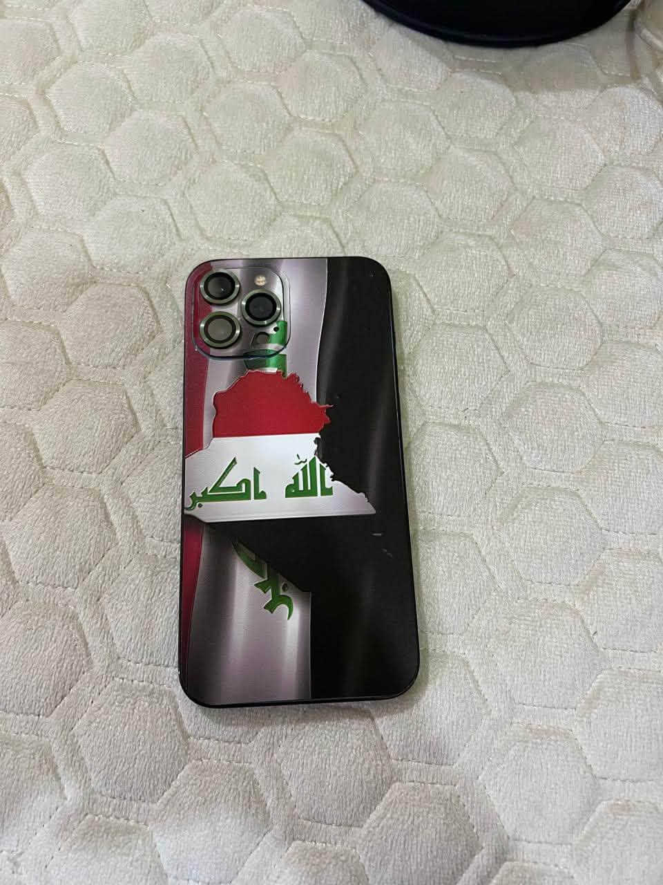 ايفون 12 pro max 
بطارية : 75
الذاكرة : 128
الكامرة الـ X0.5 واكفه 
الضهر مكسور 
الجهاز ما مبدل ايشي 
السعر 325 الف قفل
مكاني بغداد الحرية الأولى 
واتساب فقط ***********
