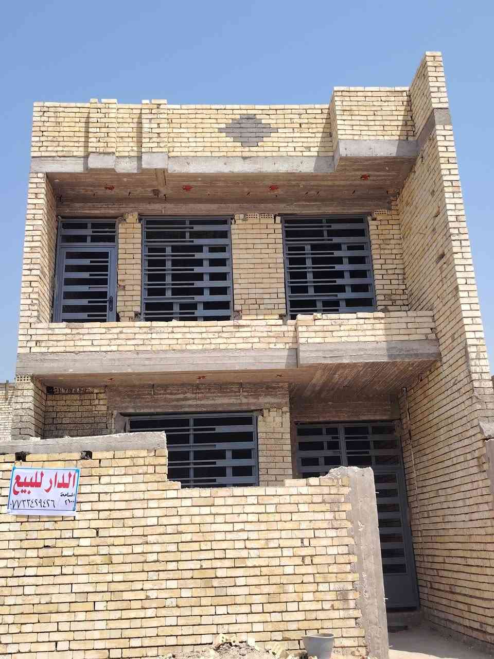 دار للبيع
زراعي سند ٢٥
المساحة ١٠٠ متر
الواجهة ٦ وربع النزال ١٦
العنوان الكرغولية الجسر الحديد الاخضر  سدة الجبور فرع ماركت الامير
ماء وكهرباء وتبليط وقريب ع السدة
للاستفسار ***********
