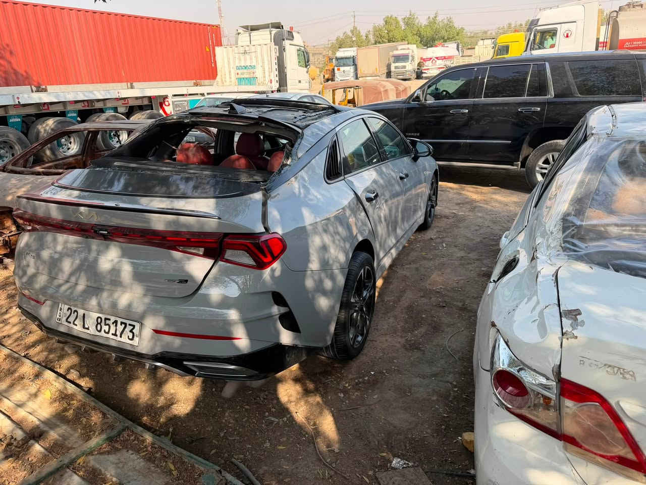 سلام عليكم لبيع k5 موديل ٢٠٢٢ رقم اربيل تحويل مباشر سيارة عله حادثهه شغاله وتمشي فول فول جتي لاين سعر مناسب مكان سيارة بغداد استفسار ***********
