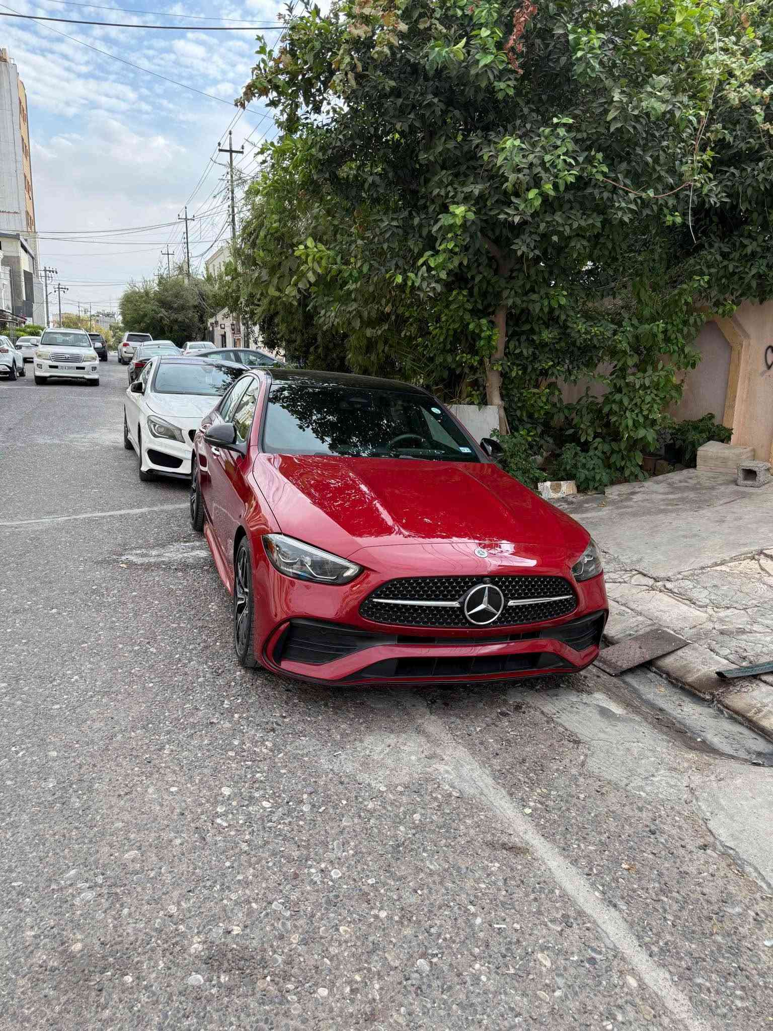 مرسيدس C300 • موديل ٢٠٢٤ • حادث خفيف