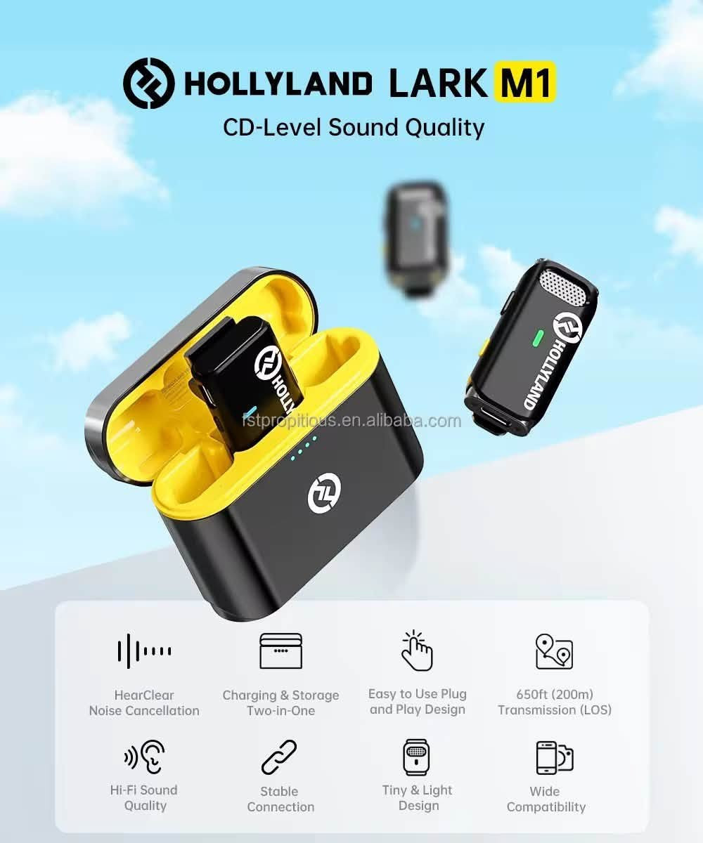 🎙️ ميكروفون Hollyland اللاسلكي
صوت أوضح، تسجيل احترافي، وتقليل فعال للضوضاء — خيار مثالي لصناعة المحتوى، المقابلات والبث المباشر.

📞 للطلب: ***********

