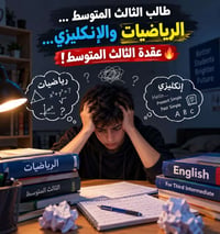 الثالث متوسط • رياضيات • إنكليزي