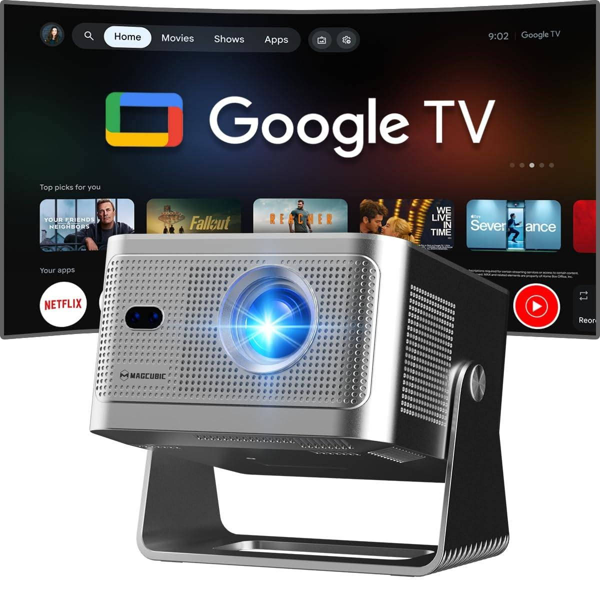 بروجيكتور MAGCUBIC • Google TV • ٩٠٠ ANSI