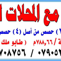 المحمودية • دار مع محلات • ٣ حصص للبيع