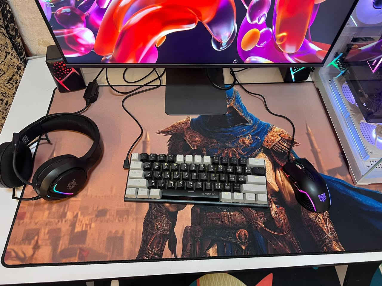 سلام عليكم PC للبيع ابيع جميع الاغراض السعر مليون او 150صالي شهر ماخذة ما ستعملتة هواي
كلهن جدد 

المعالج: AMD Ryzen 5 5500.
الذاكرة (RAM): 16 جيجابايت DDR4 بسرعة 3200 MT/s.
كرت الشاشة: AMD Radeon RX 7600.
التخزين (SSD): قرص بمساحة 1 TB من نوع NVMe. 

الشاشة نوع LGفول HD هرتز 144
***********
