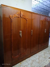 كنتور خمس ابواب • نظافته ٩٥٪ • خشب صاج