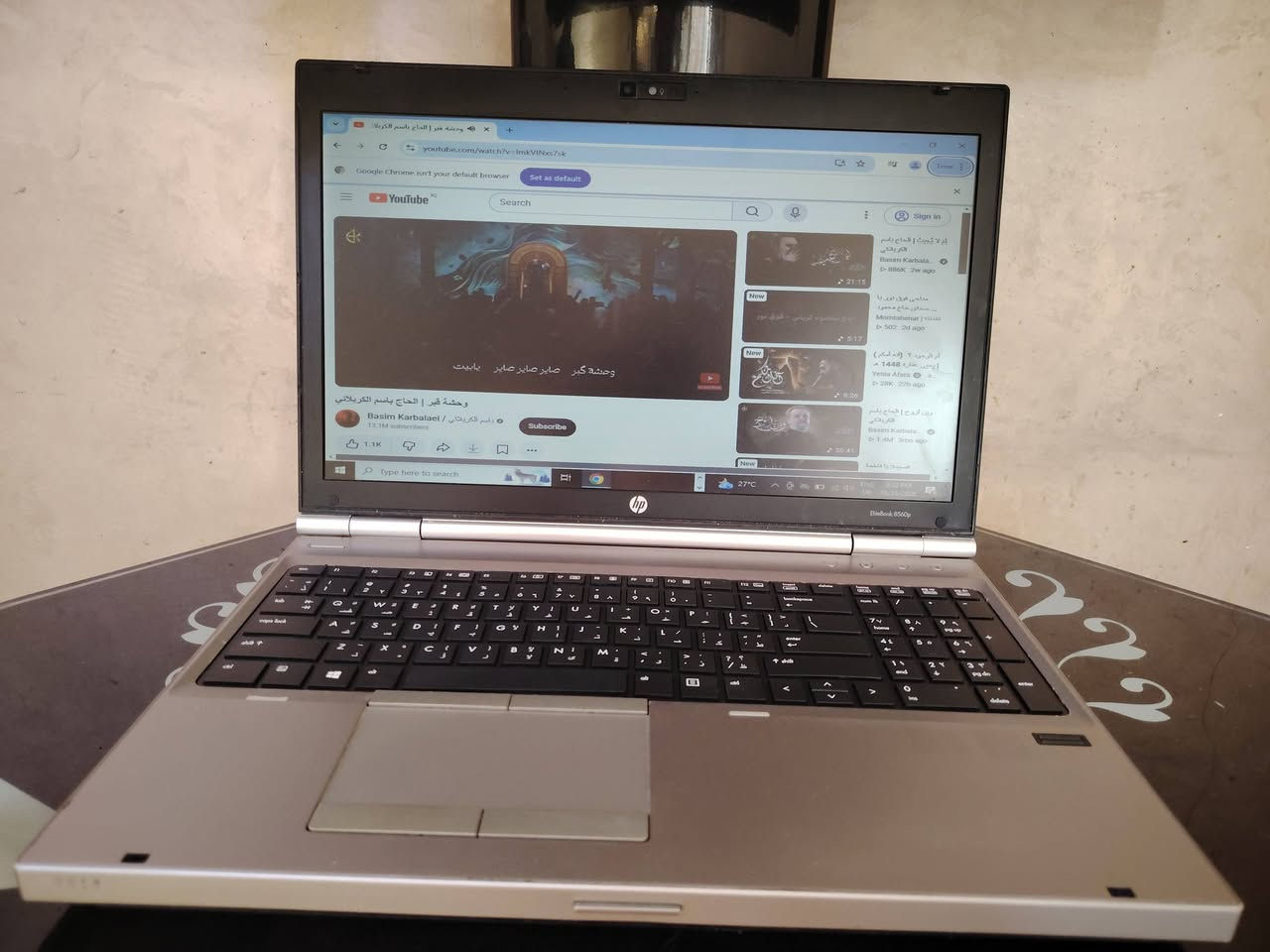 HP EliteBook 8560p • ٨ جيجا رام • نظافة ٨٥٪