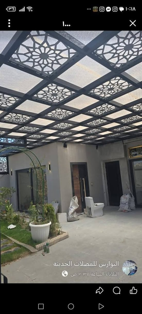 السلام عليكم حداده عامه
بأسعار مناسبة وحسب طلب الزبون 
جزء من عملي أن شاء الله يعجبكم 
تحياتي لجميع 
رقم بي وات ساب ***********/ ***********

نص مكتوب في الصور:
- النوارس للمضلات الحديثة الثلاثاء الساعة ٢:٣٧ ص