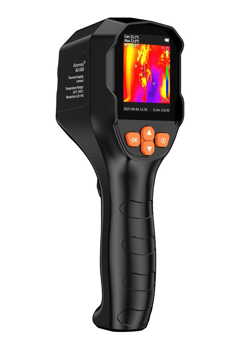 كامرة حرارية • موديل AS-X60 • دقة ١٢٠×٩٠