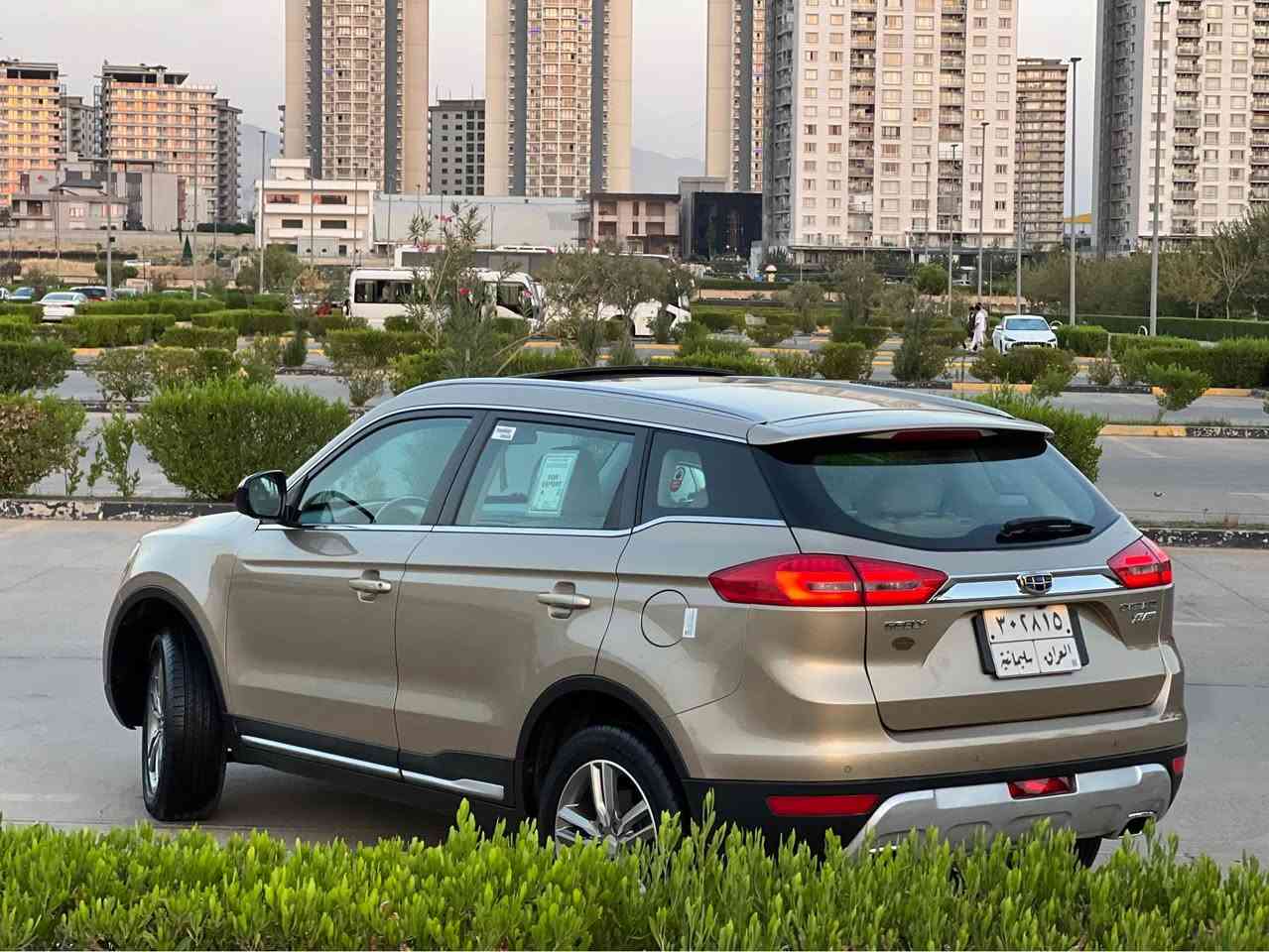 ***********  سليمانى 
١٠١ $   قوفليتي 
🚙 جیلی ئێم گراند (Geely Emgrand X7 Sport)   مەکینە ٢.٤ بيلاد گيرو مه كينه كامرى ٤ بستون تۆڕبۆ نیە  
مۆدێل: ٢٠٢٠ فول ماسه فات  
گێڕ: ئۆتۆماتیک و عاديو سپورت .
١٣٩ هەزار رۆیشتوه
گێرومه كينه و ته بريدو ته قه و ره قه به شه رت 
 ته حويلو خرامه به شه رت 
به س چەمەلەخی سەکن پێشەوە بوياخه به ، بێ ده عم ناوگرتنى نيه  نيه كالبونه وه ى نيه  یرباگ بە شر ت (سەیارەیەکی زۆر پاکە).
 پانوراما  و سلاید 
گيچ ئه لكترونى 
کوشن جلد ناو زەرد + کوشن کارەبایی.
 بەسمە هه ردو به سمه م ى شه ريكه ى ماوه + برێک بەسمە ؤتو هولد و تراكشن و يكو و سپورت
ئاوينه ى ئه خه وى ته حديد سورعه و سوكان فوليوم  
 حاسەی پێش و دوا + کامێرای .
 ده سكو ئاوينه و پانؤراما ؤتويه 
فڵچە و لایت ئۆتۆ 
*********** السليمانية, العراق
