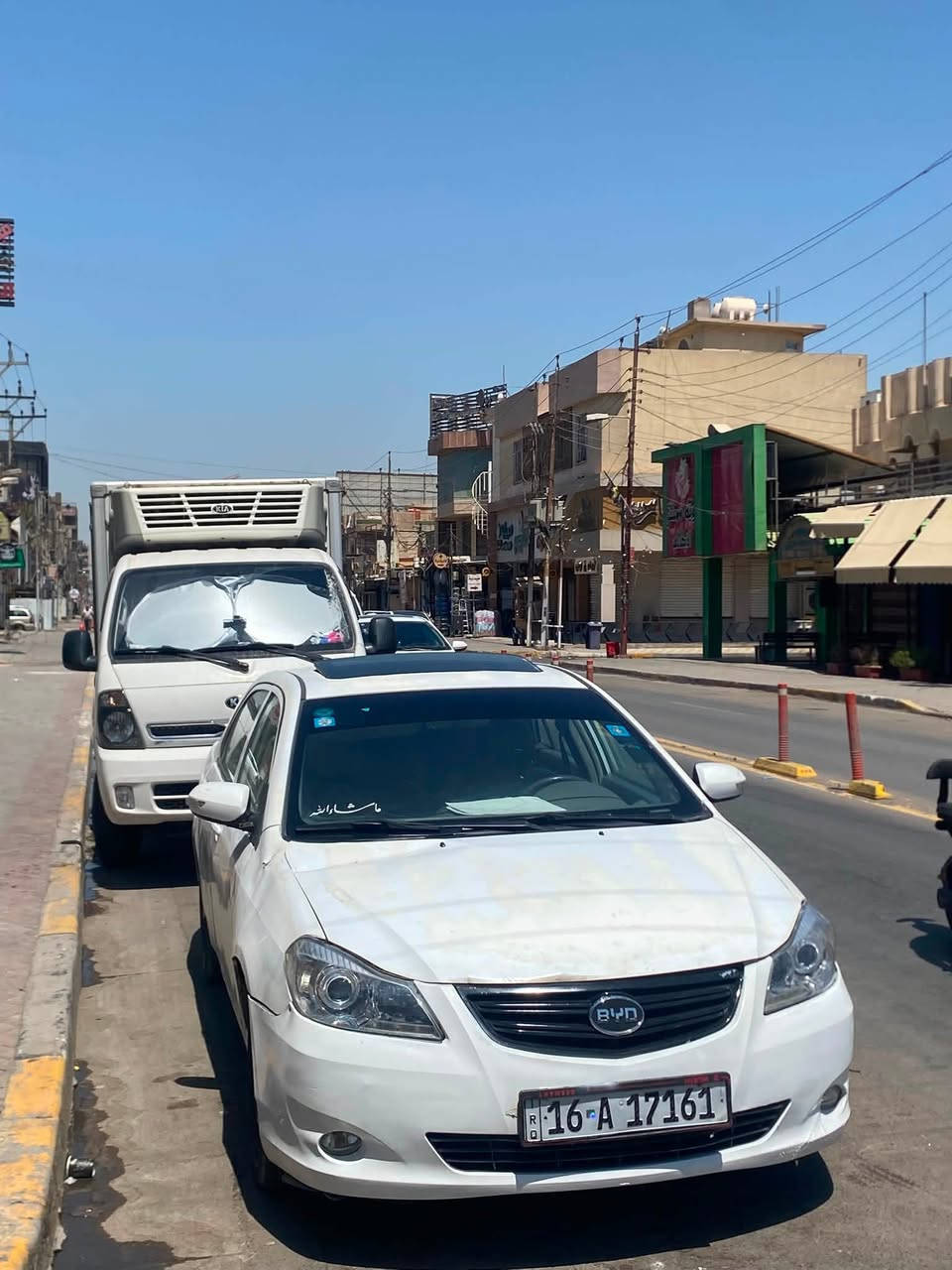 السلام عليكم
BYD g3 2013 موديل
رقم قادسية هزة ولوحات جدد وباسمي تحويل ثاني يوم كير ومكينة بلاد بحالة ممتازة
كهربائيات جميعها شغالة
فتحة سقف
جام كهربائي
ترحيب بلمري
شاشة داخلية 
حساسات خلفية 
اربع بصمات
بصمة تشغيل 
وبصمة ابواب 
بصمة جنطة
تبريدها شغال وثلج منظومة كاملة جديدة من كمبريسر للفريز
* فقط كشرها بي ملاحظات يرادلة صبغ وترتيب سيارة مابيها لاضربة ولا شي مبدل قبق جنطة فقط
عليها ادامة كاملة من نوزلات وبلكات ومجاول وعبوة فيت بم كاملة 
مكان السيارة بغداد الدورة حي الشرطة 
للتواصل متواجد فيس
رقم الموبايل ***********
ومتواجد واتس 
سعرها 38 وبيها مجال بسيط حك جية 
وترهم مراوس ب ام كراند c8 او سمند دانا او حسي قناعة 
واسف على الاطالة 🤍🤍.
