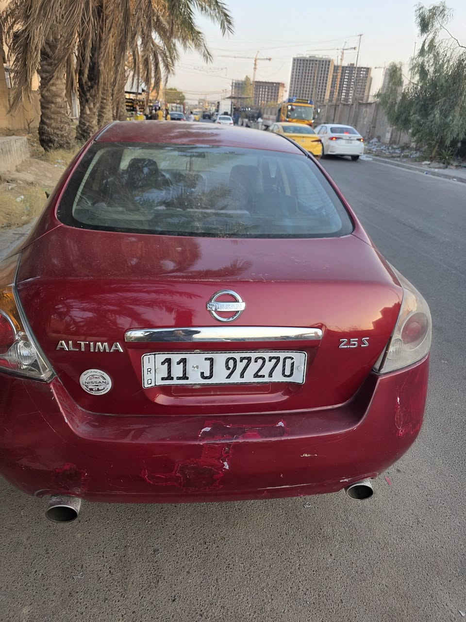 نيسان التما امريكي موديل 2008السعر 60 ورقة محرك كير صدر تبريد كلها كامله سيارة رقم بغداد مميز جديد مشروع وطني باسمي سنوية جديدة هزة جديدة  تبريد ثلج سياره نضيفه  مصبوغه عام  مكان السيارة بغداد رقمي *********** مكلف
