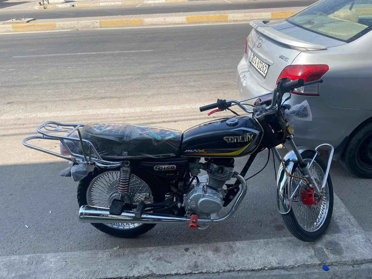 سلامو عليكم درجه البيع موديل٢٤. ماشالله نضيف درجه جهازه  مكينه مفتوح كهربائي كال شرط كال شغال سعر ٤٧٥بي مجال. مكان كركوك ***********
