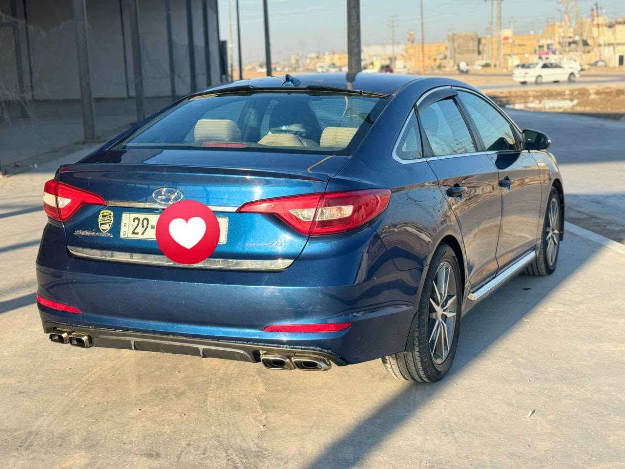 سوناتا 2017  سبورت وارد امريكي 3 قطع
مكينة 2000 تيربو
سيترن حرف D  
غرفة نضيف 
سيارة جاهزه مكينه وكير وتبريد ثلج 🧊 
3 انظمه قيادة 
عادي وسبورت وايكو 
اشاير بالمري سيارة فول ماعده الفتحه 
تدفئه بالكشنات 
كشنات كهربائي 
منضومة زنون 
تحكم ستيرن 
كار بلي 
شاشة وكامرة خلفية دواره 

السعر 115

للاستفسار الاتصال
***********
