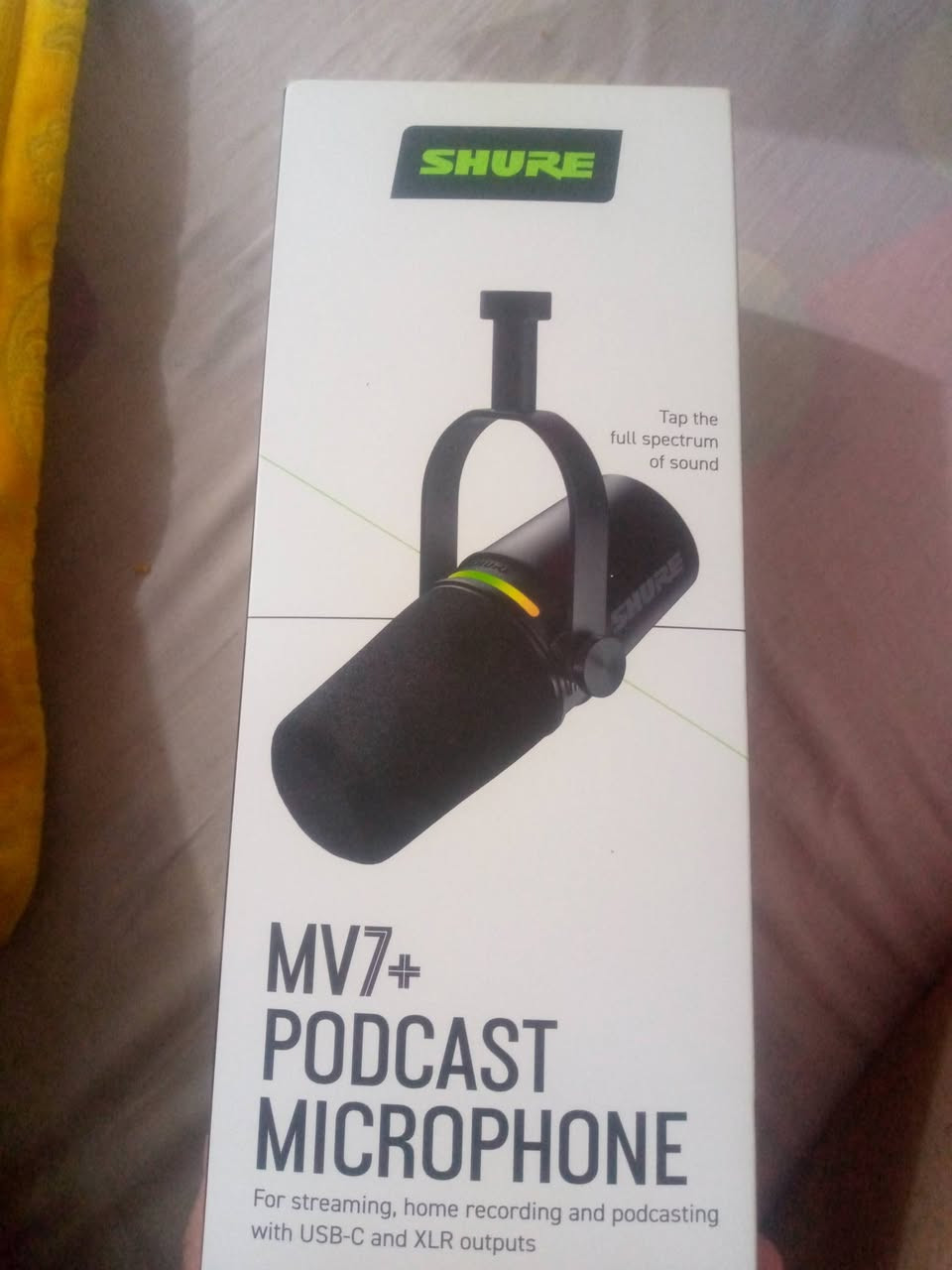 ‼️⭕‼️مايك SHURE Mv7+ PODCAST.   ام سفن بلاس الامريكي لصناع المحتوى والبودكاست  مع كامل ملحقاتة

مايك جديد جدا كسر كارتون الاستعمال شهر واحد سبب البيع السفر ... سعر البيع (٣٩٠) نهايته... مشتري من مركز النبع بغداد  ب٤٧٥ وشهر واحد الاستعمال ونضيف جدا
المكان البصرة 
التواصل هنا على الفيس بوك
او رقم الواتس:***********
