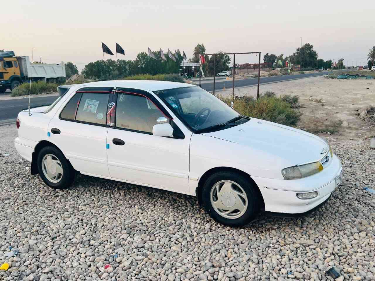 يالله سلام عليكم
البيع
كيا سيفا 
موديل 95
رقم بغداد نكليزي 
مكينه مفتوح 
كير مكينه حداديه 
كهربائيات كلها شغاله 
صبغ عام للجماليه 
سياره مكفولة من ضربه وكص 
تخم تاير جديد 
صدر امامي خلفي جديد 

السياره خير من الله
المكان بغداد شعله براهيم ابن علي
السعر36 وبيه مجال 
للاستفسار 
***********
