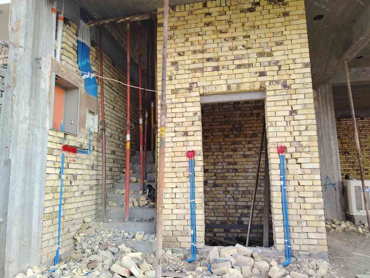 العمارة ميسان • أعمال إنشائية • انتهاء النزالات