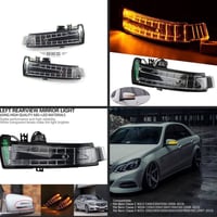 غمازات مرايات جانبي LED لسيارات مرسيدس 💎للبيع طقم كامل (قطعتين يمنى + ...