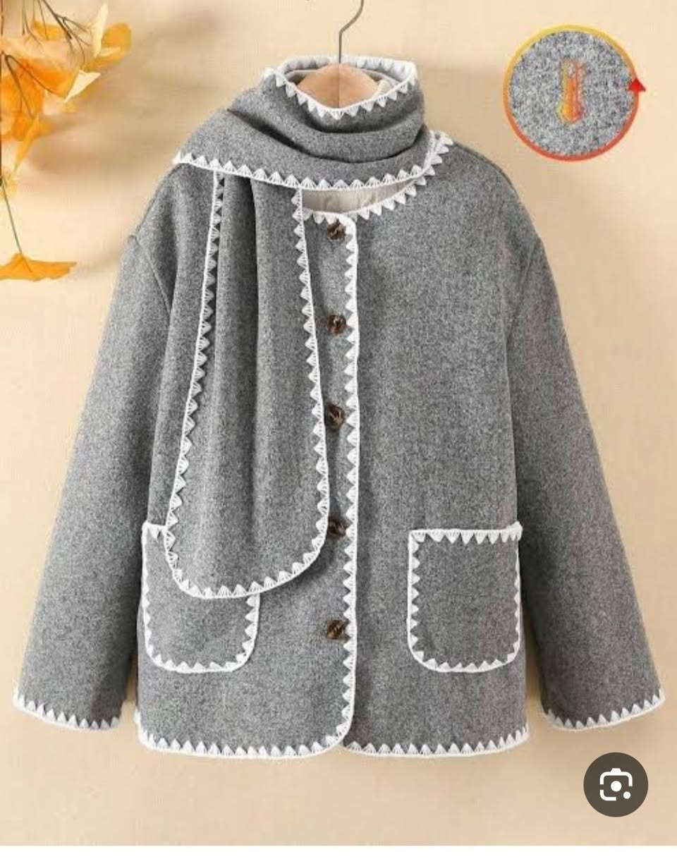 جاكيت • سكارف • مقاسات ٥،٦،٧