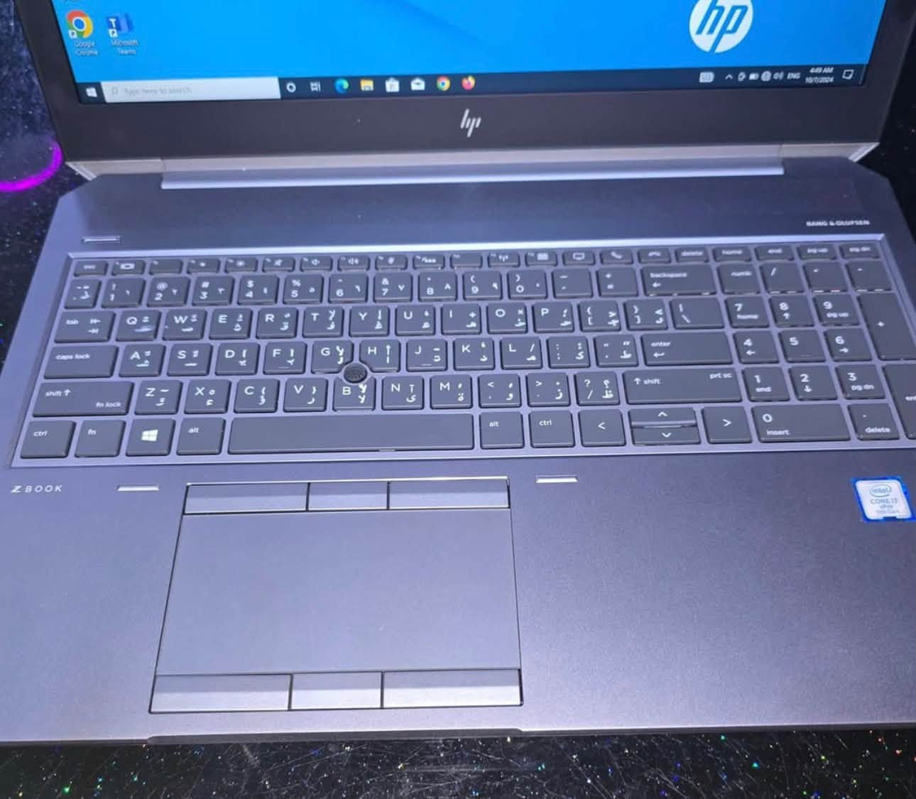 HPZBOOK
 i7-9850H الجيل التاسع
Ram 16 GB  DDR4
Hard 512 SSD M2
Nvidia Quadro T1000 (4G)💥(كـــرت الشاشه (خارجــي
حجم الشاشة15.6 🥳

السعر 550 
ناصرية 
للتواصل ***********

نص مكتوب في الصور:
- See details in Windows Security
- Device specifications
- HP ZBook 15 G6
- Device name DESKTOP-AQKJBJ4
- Processor Intel(R) Core(TM) i7-9850H CPU @ 2.60GHz 2.59 GHz
- Installed RAM 16.0 GB (15.8 GB usable)
- Device ID 27D5BE9F-5F32-4AB7-9DCD-56BF6DBCCC49
- Product ID 00331-10000-00001-AA137
- System type 64-bit operating system, x64-based processor
- Pen and touch No pen or touch input is available for this display
- Copy
- Rename this PC
- Windows specifications
- Galaxy S24 Ultra