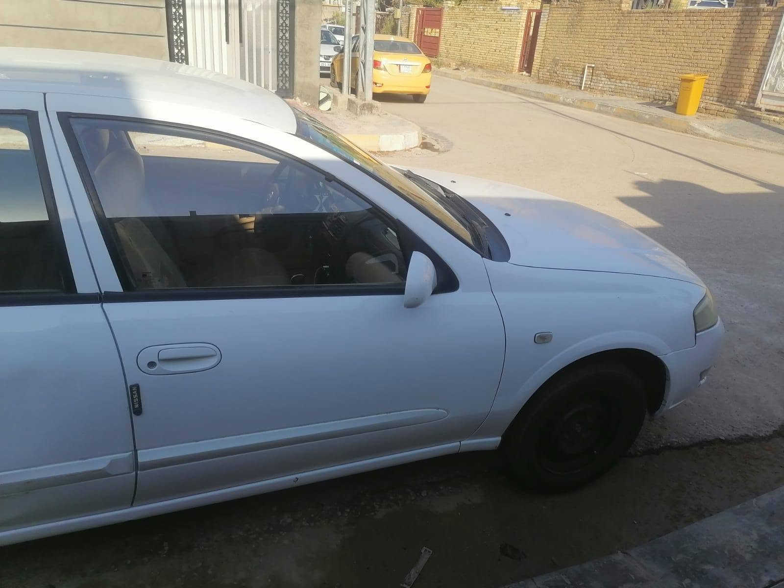 السلام عليكم 
نيسان سني موديل 2013 خليجي مكفوله كفاله عامه من الصبغ 
 بيها باب بارد وباب مضروب وعايفه
 باقي السياره مكفوله بيها شخوط وطخات خفيفه 
مكينه وكير مكفولات مكينه 1600 
تبريد شغال وثلج 
رقم واسط الانكليزي باسمي تحويل ثاني يوم وين مايعجبك
السعرر 105 وبيه مجال كلش بسيط
مكان السياره بلكوت 
للاستفسار***********
