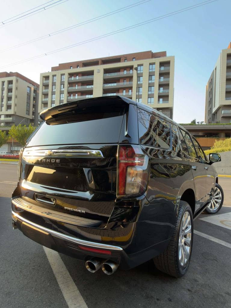 CHEVROLET TAHOE PREMIER شركة منصور🇸🇦
شوفرليت تاهو  ‏ ‏سيد السيارات📦 مكاني سليمانية 
موديل 2022🦅 ‏علامة السوداء
‏من شركة حتى الآن باسمي و ‏رقم السليمانية
‎تحويل مباشر ب اسمي سنويه
فوول مواصفات جگات
🤍بريمير درجه ١ ضمان وكالة خليجي 
‎ ٢٠٢٢   صفر( شركة المنصور )
‎اللون : اسود 

‎محرك و گير شرط مامفتوح
سياره مكفول  بدون صبغ 
كل غراض بلادي موجود
‎جكات كهرباء
‎ جكات تصعد وتنزل 
‎اربع كامرات
‎حجم المحرك : 5300 Cc مرغوب ٥.٣
‎عدد الاسطوانات : 8 اسطوانات ( 8 سلندر )
‎المواصفات : 
‎* سقف بانوراما 
‎* المقاعد كهربائية تدفئة و تبريد
‎* مقصوره الركاب من الجلد الفاخر + خشب ملكي 
‎* شاحن وايرلس لاسلكي
‎* نظام الرؤيه : 5 كامرات رؤيه شامله ( BIRD VIEW )
‎* نظام التعليق مستقل
‎* كشنات ميموري خزن
‎* نظام الصوت BOSE سماعات عدد 10
‎* دوسات كهرباء + اناره LED
‎* نظام سحب مقطوره تحكم كامل + كامرة لرؤية المطوره
‎* داتا شو
‎* تشغيل بعد 
‎* 5 بصمات 
‎* تحديد مسار 
‎* لد امامي 
‎*مري شفط 
‎* 4 كامرات 360 درجه 
‎* رادار 
‎* جنطه ذكيه بلقدم تنفتح وتنسد 
‎* ويل كروم 22 حجم وعليها تخم تاير 
‎* شاشات خلفيه 
‎* جميع الكشنات كهرباء
‎* كشنات تدفئه تبريد 
‎* دوسات شفط 
‎* شاحن واير ليس
‎* ثلاجه 
‎* جميع المقاعد يوجد مخارج يوبي اس 
‎مكان :السليمانية 
سعر:٤٩٣$هاي سعر بس بيها مجال كلش قليل 
‎ للاستفسار مكان سليمانية 
*********** ☎️ بغداد, العراق

