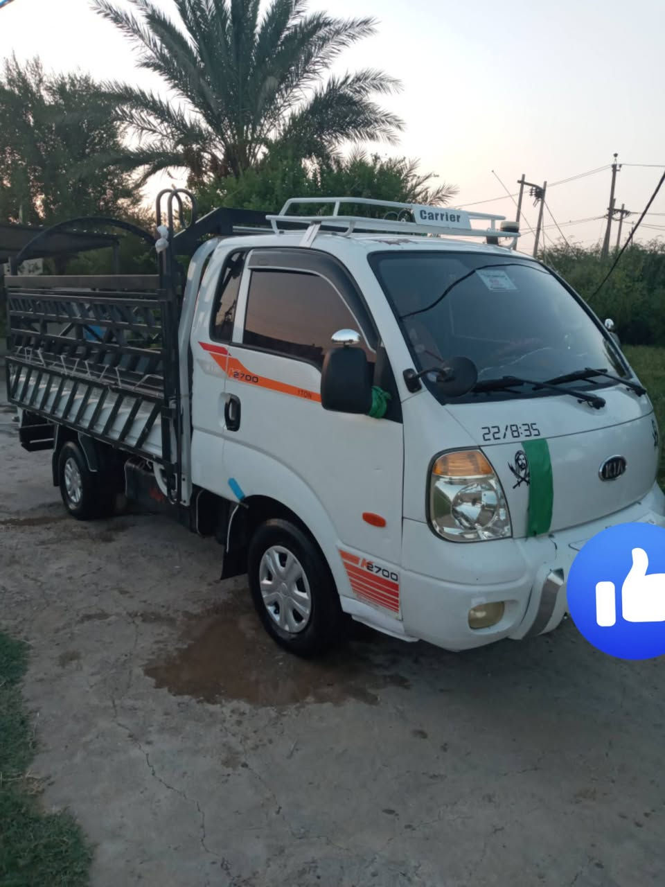 سلام عليكم كية بنكو موديل 2007 سيارة مكفولة كفالة عامة محرك وكير بصندوك حدادية جديدة طخم تاير جديد 
رقم بابل بسمي تحويل ثاني سنوية 2030 مكان ذي قار 
رقم ***********
