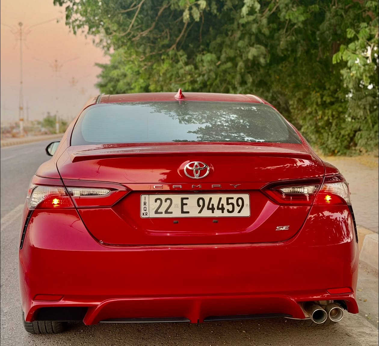 🔥 كامري SE 2022...للبيع🔥

🚘 تويوتا كامري SE موديل 2022
✨ اللون: كرزي
✨ الممشى: 75 ألف فقط

⚙️ المواصفات:
✅ شاشة كبيرة
✅فتحة سقف
✅ Apple CarPlay & Android Auto
✅ خرائط + إنترنت
✅ كاميرا 360°
✅ شفتات خلف المقود
✅ إشارات بالمرايا الجانبية
✅ مقاعد جلد أسود
✅ نظام تحديد المسار
✅ نظام مانع التصادم
✅ رادار أمامي
✅ ABS
✅ نظام مانع الانزلاق
✅ أوضاع القيادة (Normal / Eco / Sport)
✅ GPS
✅ مصابيح زينون عدسات (عالي وواطي)

🔧 المحرك: 2500cc مرغوب ومكفول مع ناقل الحركة.

✅ سيارة نظيفة جداً وجاهزة للفحص.

📍 الموقع: صلاح الدين – قضاء الضلوعيه.

📞 للاستفسار: ***********

⚠️ الضرر :مكفوله من الصبغ مبدل جاملغ وبونيد بلادي فقط بدون ايرباك

السعر 193 وبيها مجال بسيط
