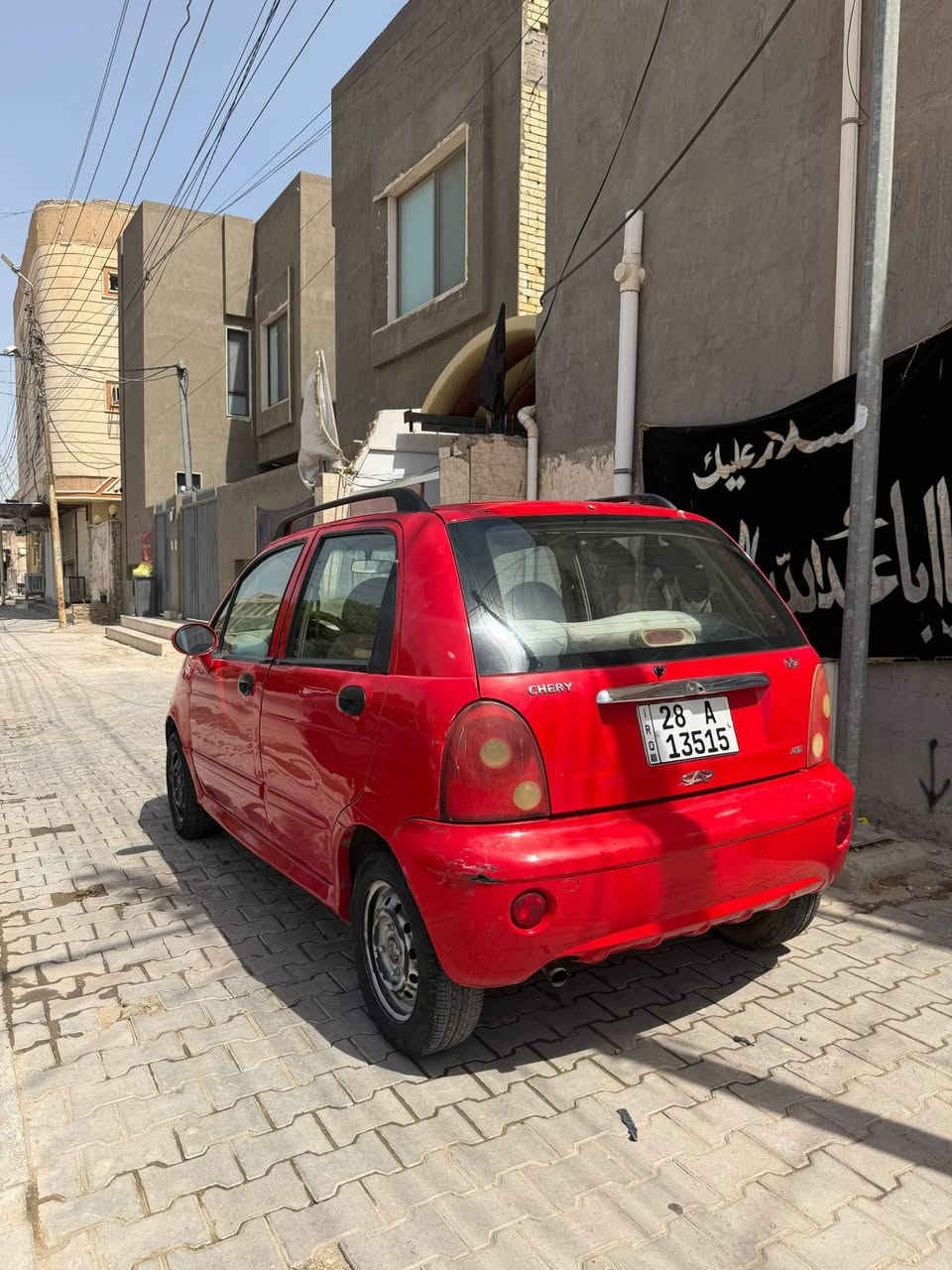 🚗 للبيع شيري QQ – النجف الأشرف

🔴 اللون: أحمر
🚘 الموديل: شيري QQ
⚙️ الكير   بيها عادي واوتوماتيكي 
⛽ المحرك: اقتصادي وموفّر بالوقود
✨ السيارة نظيفة ومستخدمة استخدام شخصي
🛞 الإطارات بحالة جيدة
💡 الكهرباء والإنارة شغالة
📄 أوراقها أصولية باسمي نجف 

📍 المكان: النجف الأشرف

💰 السعر:  25 ورقة وبيها مجال  
🤝 

📞 رقم الهاتف : [***********]

ملاحظة: السيارة موجودة بالنجف، والفحص على المشتري
مع المداور
