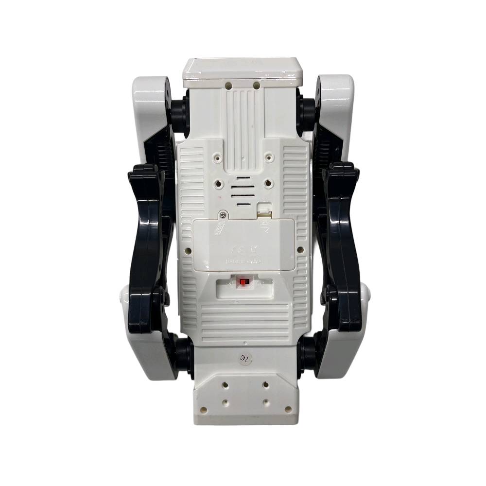 روبوت الكلب الذكي AI ROBOT – تحكم عن بُعد 2.4GHz مع أوامر صوتية

روبوت كلب تفاعلي يعمل بالتحكم عن بُعد بتقنية 2.4GHz، مصمم للحركة واللعب وتنفيذ أوامر متعددة مع إضاءة وموسيقى.

 • يعمل بتحكم عن بُعد بتردد 2.4GHz لسهولة التحكم بالحركات.
 
• يدعم الأوامر الصوتية (Voice Control) والتفاعل المباشر.
 
• مزود بخاصية البرمجة لتنفيذ الحركات حسب تسلسل الأوامر.
 
• حركات متعددة مثل: التقدم للأمام، الالتفاف، الجلوس، النهوض، والانحناء.
 
• يحتوي على موسيقى، رقصات ديناميكية، وإضاءة جذابة.
 
• يدعم وضع الدورية التلقائية (Auto Patrol) ووضع الاستعراض (Stunt).

 • ريموت كنترول 2.4GHz
 • تحكم صوتي
 • الفئة العمرية: 8 سنوات فأكثر
 • الروبوت: بطارية ليثيوم قابلة لإعادة الشحن 3.7V 
 • الريموت: 2 × بطارية AA 1.5V

الملحقات:
 • جهاز تحكم عن بُعد
 • بطارية ليثيوم قابلة لإعادة الشحن 3.7V
 • كابل شحن

توصيل مجانأ

للاستفسار ***********