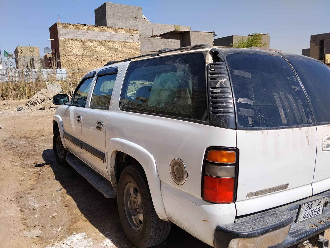 سوبر بان 2000 محرك 5300 كير700 مكفولة من الضربة  كير محرك  كفالة تخم تاير جديد صدر جديد تبريد نقص كمبريسر عاطل انطيك كمبريسر وياها رقم صلاح الدين بسمي شرط التحويل المكان بغداد الشعب السعر 70وبيه مجال امراوس ماكو مشكلة الشراي يتصل ***********
