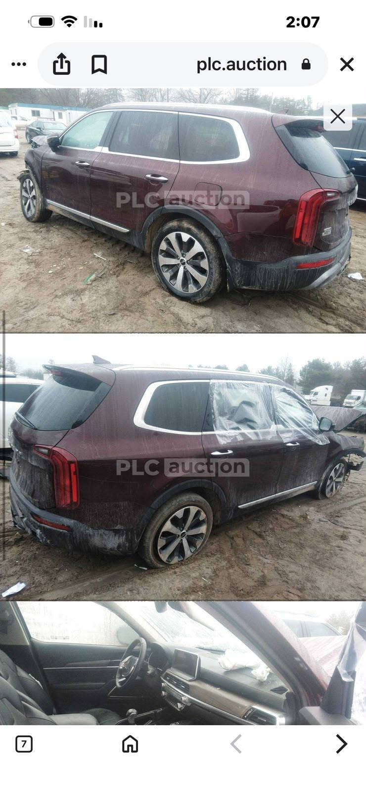 ياالله
السلام عليكم كيا تيلورايد2022 Sx Xline وارد امريكي اعلى مواصفات

رقم بغداد بأسمي 

Kia Telluride SX XLINE 2024 3.8L

المسافه المقطوعه : 45 الف ميل  

          حجم المكينه : 3800    V6

      

                      الضرر : صبغ 3 قطع تبديل نفس اللون

   

#الموصفات 

1. شاشه 

2. كامرا

3.لايتات لد

4. بصمه 

5. كشنات جلد مشمشي

6. هندبريك بصمه 

7. رادار تحديد مسار

8. رادارات 360

9.فور ويل 

10. اوتو ستوب

11. حساسات خلفي امامي

12.اوتو هولد 

13. اشاير بالمري 

14.بكلايت لد

15. نظام ايكو + نظام تزحلق

16. فتحتين

17. هيترات بالكشنات حار بارد

18.كامرات 360

19.كامرا بالمرايا

20.بردات خلفيه

21.سبعه راكب

22.كشن السايق ميمري

23.كشنات خلفيه كهرباء

24.داتا شو

25.سقف كنتارا

26.ويل كب بلاك

27.كشافات 

فول مواصفات 1/1 جاهزه مرقم بغداد 

تفاصيل اكثر هذا رقمي ***********تحياتي 

مكان السياره  بغداد السيديه
السعر 220 مع مجال بسيط

نص مكتوب في الصور:
- 2:07 plc.auction PLC auction PLC auction 7