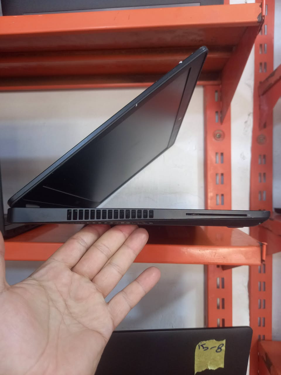 لابتوب دل 5570 dell
حجم الشاشة كبير 15.6
المعالج كور اي 5 الجيل 6
الهارد    256 ssd 
الرام 8.  ddr4 
كارت الشاشة  4  شير 
حجم الشاشة  15.6
الشاحنة اصلية 
نظام التشغيل ويندوز 10 عربي انكليزي 
الملحقات شاحنة وجنطة 
السعر  215
***********
***********
يوجد توصيل

متوفر 
تتوفر مجموعة لابتوبات بأسعار مناسبة ومواصفات

نص مكتوب في الصور:
- About Your PC is monitored and protected. See details in Windows Security Device specifications Device name DESKTOP-VL74BVM Processor Intel(R) Core(TM) i5-6200U CPU @ 2.30GHz 2.40 GHz Installed RAM 8.00 GB (7.67 GB usable) Device ID EFA9FFB9-1349-436D-8D6F-35DCED1D2109 Product ID 00331-10000-00001-AA145 System type 64-bit operating system, x64-based processor Pen and touch No pen or touch input is available for this display Copy Rename this PC Windows specifications Edition Windows 10 Pro Version 22H2 Installed on 9/21/2026
- Task Manager File Options View Processes Performance App history Startup Users Details Services CPU 68% 1.64 GHz Memory 3.4/7.7 GB (44%) Disk 0 (C: D:) SSD 12% Disk 1 (E: F:) Removable 0% Wi-Fi Wi-Fi S: 0 R: 72.0 Kbps GPU 0 Intel(R) HD Graphics 5... 0% Fewer details Open Resource Monitor CPU Intel(R) Core(TM) i5-6200U CPU @ 2.30GHz % Utilization 100% 60 seconds 0 Utilization Speed Base speed: 2.40 GHz 68% 1.64 GHz Sockets: 1 Cores: 2 Processes Threads Handles Logical processors: 4 169 1928 66305 Virtualization: Enabled L1 cache: 128 KB Up time 0:13:13:28 L2 cache: 512 KB L3 cache: 3.0 MB
- Task Manager
- File Options View
- Processes Performance App history Startup Users Details Services
- CPU
- 100% 2.66 GHz
- Memory
- 3.6/7.7 GB (47%)
- Disk 0 (C: D:)
- SSD
- 32%
- Disk 1 (E: F:)
- Removable
- 0%
- Wi-Fi
- S: 8.0 R: 312 Kbps
- GPU 0
- Intel(R) HD Graphics 5...
- 1%
- Fewer details
- Open Resource Monitor
- Memory usage
- 8.0 GB
- 7.7 GB
- 60 seconds
- 0
- Memory composition
- In use (Compressed)
- 3.5 GB (10.5 MB)
- Committed
- 3.3/9.5 GB
- Paged pool
- 260 MB
- Available
- 4.0 GB
- Cached
- 4.2 GB
- Non-paged pool
- 154 MB
- Speed:
- Slots used:
- Form factor:
- Hardware reserved:
- 2133 ...
- 1 of 2
- SODI...
- 337 ...
- Task Manager File Options View Processes Performance App history Startup Users Details Services CPU 6% 1.59 GHz Memory 2.7/7.7 GB (35%) Disk 0 (C: D:) SSD 0% Disk 1 (E: F:) Removable 0% Wi-Fi Wi-Fi S: 0 R: 0 Kbps GPU 0 Intel(R) HD Graphics 5... 0% Fewer details Open Resource Monitor Disk 0 (C: D:) INTEL SSDSCKGF256A5 SATA 256GB Active time 100% 60 seconds 0 Disk transfer rate 10 MB/s 7 MB/s 60 seconds 0 Active time 0% Average response time 0.6 ms Capacity 239 GB Formatted 239 GB System disk Yes Page file Yes Type SSD DELL
- Task Manager File Options View Processes Performance App history Startup Users Details Services CPU 18% 1.54 GHz Memory 2.9/7.7 GB (38%) Disk 0 (C: D:) SSD 0% Disk 1 (E: F:) Removable 0% Wi-Fi Wi-Fi S: 0 R: 0 Kbps GPU 0 Intel(R) HD Graphics 5... 0% GPU Intel(R) HD Graphics 520 3D 0% Copy 0% Video Decode 0% Video Processing 0% Shared GPU memory usage 3.8 GB Utilization 0% GPU Memory 0.1/3.8 GB Shared GPU memory 0.1/3.8 GB Driver version: 30.0.101.1338 Driver date: 1/20/2022 DirectX version: 12 (FL 12.1) Physical location: PCI bus 0, device 2, fun... Fewer details Open Resource Monitor DELL