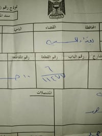 قطعه ارض للبيع في بغداد الحسينيه راشديه خدمات مسقط طابو صرف بضهر شارع ...