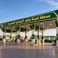 بنزين عادي • كاز • محطة الرواجح