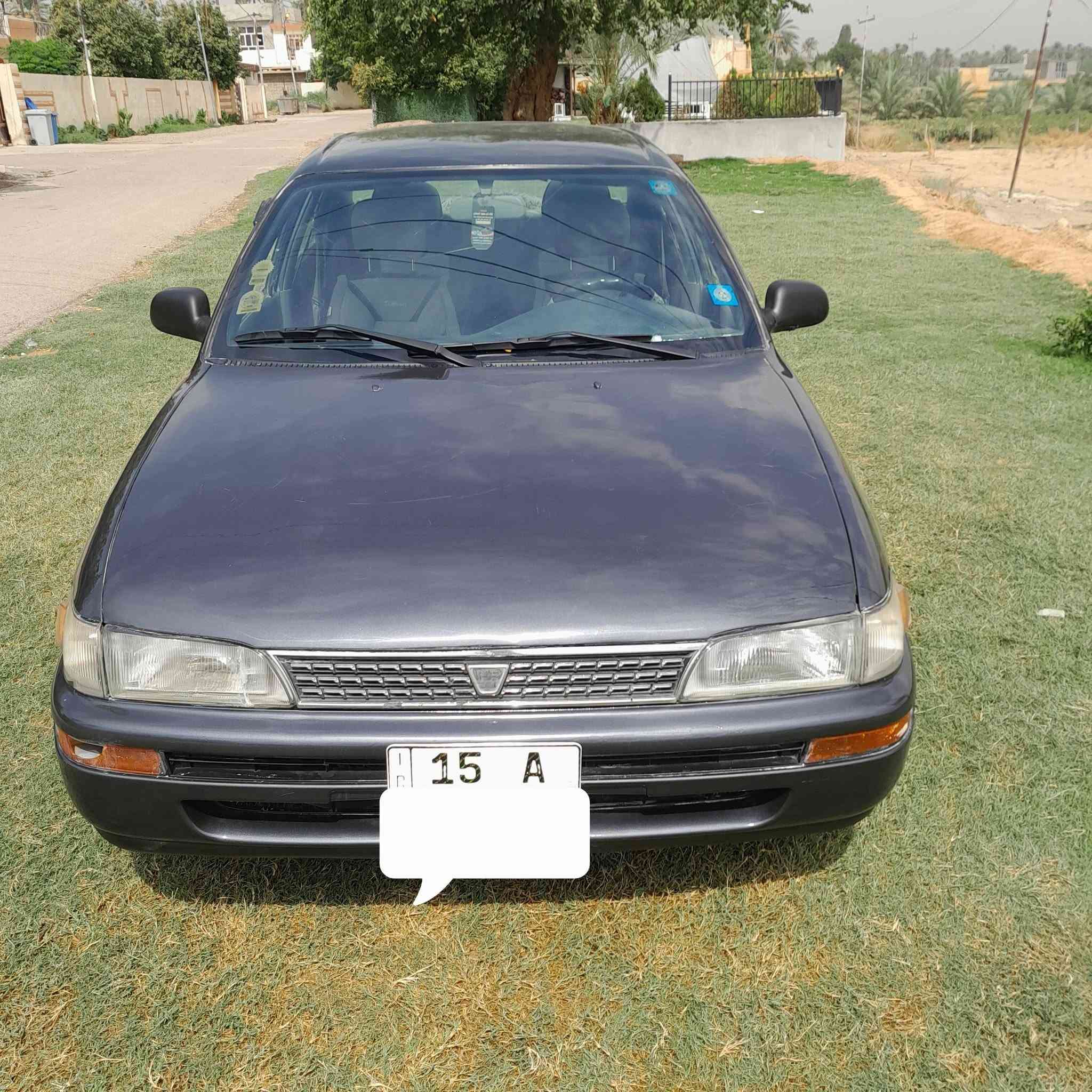 ألسلام عليكم للبيع كورلا موديل 1994رقم انيار دولي شرط التحويل محرك 1800 محرك كير حدادي مكفوله  تخم تايرات جديد صبغ عام بدون ضرر سبب الجراد السعر 45 وبيه مجال  مكان ألسياره صلاح الدين الضلوعيه معلومات أكثر أتصل ***********
