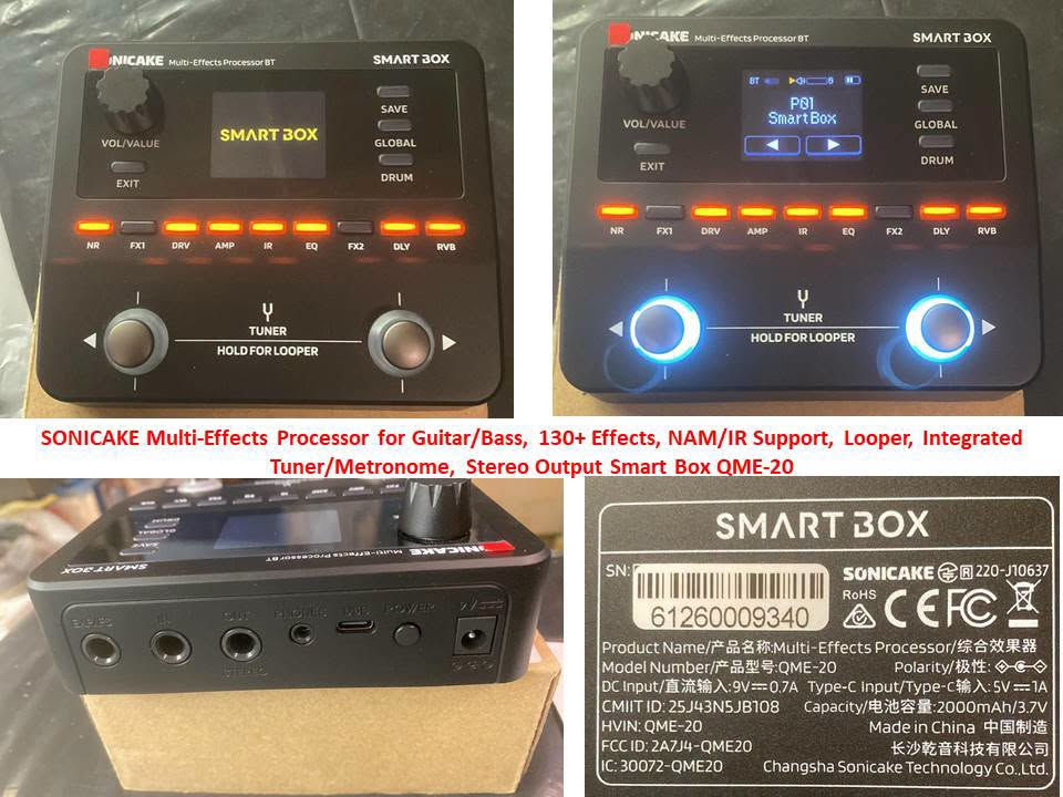 SONICAKE • QME-20 • مؤثرات جيتار