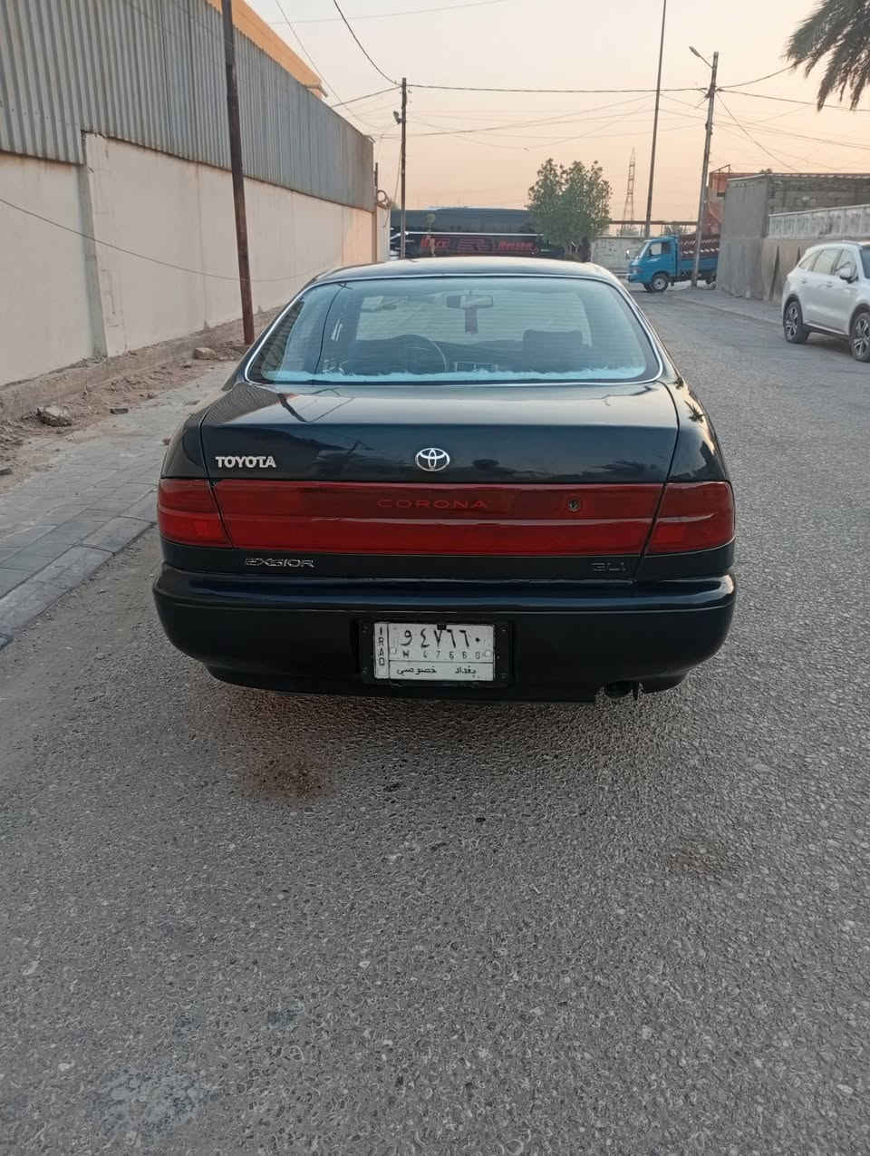 كرونا موديل 95رقم بغداد لون زيتوني  بسمي سنويه لل29 صاعده هزه قبل اسبوع كير ومحرك مكفوله من الكص والنقل والاصوليات  بيه ضربه جاملغ خلفي ما واصله للحوض كير ومحرك جدد حداديه امامي خلفي جدد كهربائيات كله شغاله تبريد عاطل  غرفته حلوه سياره جاهزه وناعمه مكان السياره نجف السعر 36ورقه وبيه مجال قليل اتصال *********** شريحه وواتساب ماعندي ماسنجر ولا متواجد ع الفيس
