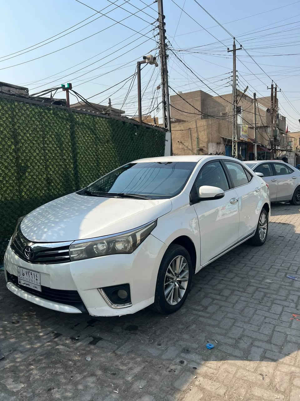للبيع فقط كورلا ٢٠١٥ خليجي
محرك ١٦٠٠
بصمة 
شاشة 
تحكم ستيرن 
حساسات خلفية 
مري شفط 
رقم بغداد بأسمي تحويل مباشر 
السيارة بيها ٤ قطع صبغ اثر شخوط بدون حادث 
سعرها ١١٢ بيها مجال بسيط 
مكاني بغداد حي العامل 
***********

