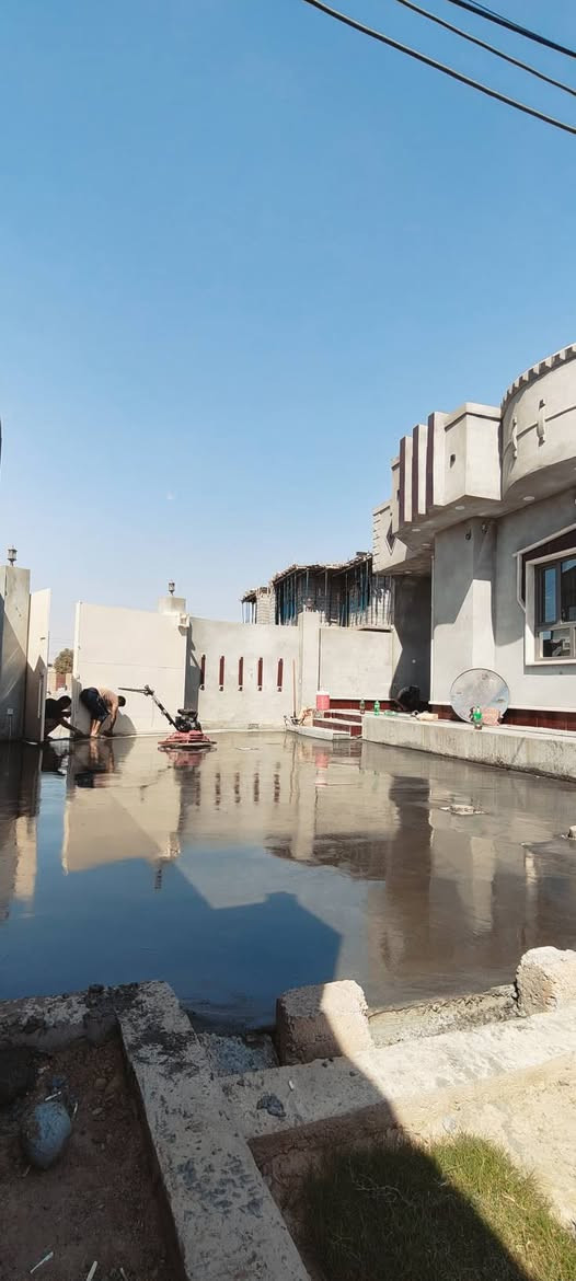 صب مركزي • اسمنت نهريه • سقل هليكوبتر