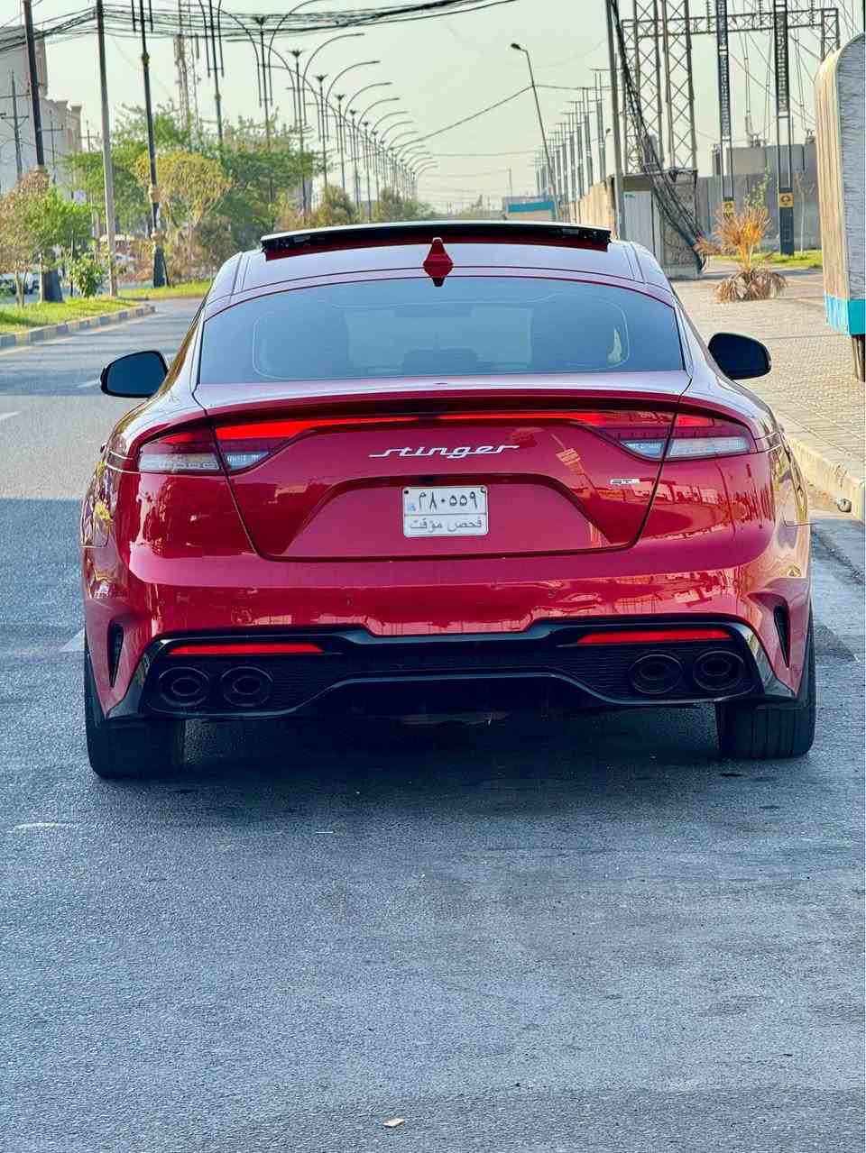 KIA STINGER  GT LINE 2023

فول مواصفات 1/1
  
كيا  ستنكر GT LINE  2023
المسافة المقطوعه 52000 ميل
اللون . احمر  
محرك 2.5 twin turbo 
الموديل 2023

                  ======= الاضافات👇👇 ======
  
فتحة بانوراما 
شاشة كبيره
تبريد قطعتين
تبريد خلفي 
رادار امامي
 مانع تصادم
مانع انزلاق 
تحديد مسار .
نقطة عمياء .
تصحيح مسار 
بصمه تشغيل 
بصمه ابواب 
كاميرا خلفيه 
كاميرا 360
تشغيل عن بعد سياره 
تدفى بالكشنات
كراسي كهرباء عداد 2 
كراسي جلد داخل اسود 
كراسي ذاكره 
مثبت سرعة
تحكم ستيرن
شاحن وايرلس
هاند بريك كهربائي
حساسات خلفيه 
حساسات مانع تجاوز 
ويلات 18 
اضويه امامي زنون LED
اضويه خلفيه LED
كشافات LED
نظام GPS+خرائط 
وبلوتوث 
مدخل USB+ AUX

🚗🚗حادث السياره بنيد مصلح وبيها كلير من امريكا باب السائق والجاملغ الأمامي بدون شواصي او دواخل كلها سليمه

ملاحظه السياره تترقم جميع المحافظات

 🚗🚗
المكان البصرة

للأستفسار / *********** البصرة, العراق

