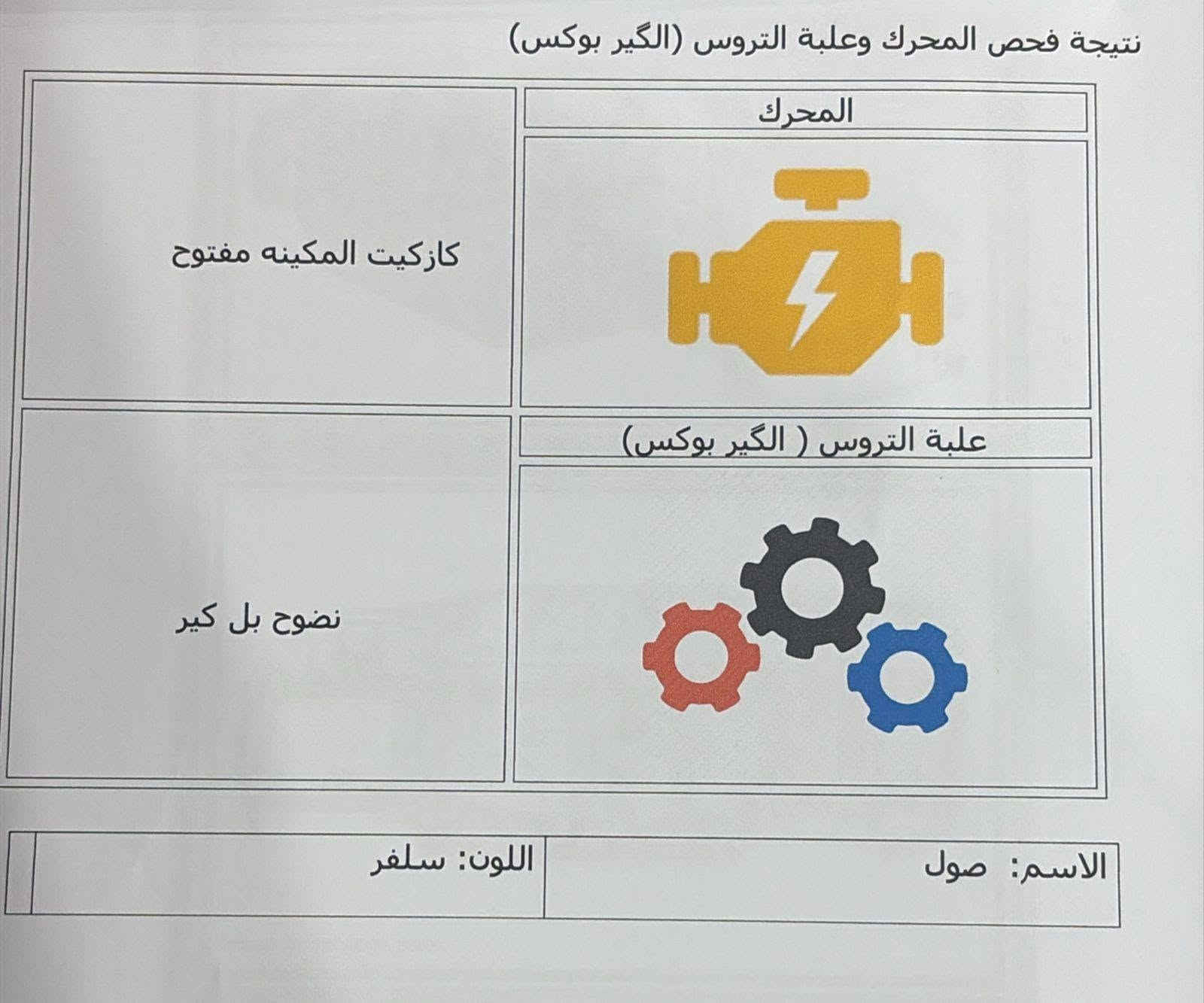 كيا صول ٢٠١٦ ماشيهة ٩٧
 محرك ١٦٠٠  تبريد ممتاز مابيه اي نقص رقم بغداد بأسمي السيارة نظيفة 
السعر ١١٠ وبيها مجال قليل
التفاصيل   في السونار المرفق 
اتصل :***********
