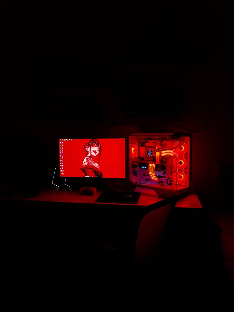 RTX 3080 • i5-13400F • RGB أبيض