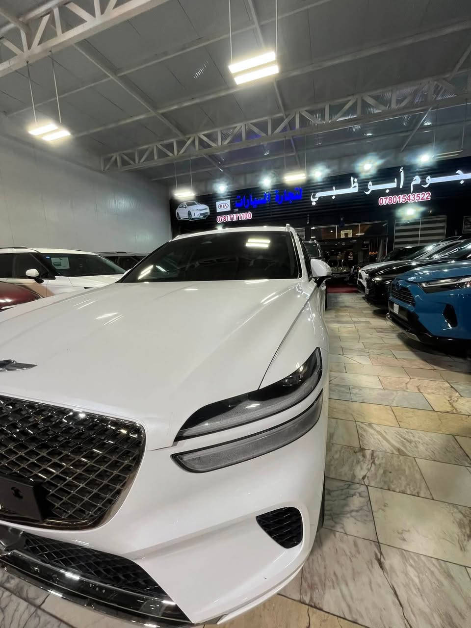 🚗 للبيع: جنيسيس GV70 م 2023
📍 مكان السيارة: النجف الأشرف
📞 للتواصل: ***********
💰 السعر:293 ورقة – قابل للتفاوض
📊 المسافة المقطوعة: 35 ألف ميل
🛠️ المحرك: 4 سلندر – 2500cc توربو

⚠️ حالة السيارة
• وارد أمريكي (دخول جديد)
• الأضرار: حادثها ربع الدعامية فقط، وتم استبدالها بقطعة أصلية بنفس اللون (بدون صبغ)
• صور الحادث مرفقة 

⚙️ المواصفات (فول مواصفات):
• فتحة سقف بانوراما
• بصمة تشغيل
• تشغيل عن بعد
• مقاعد جلد (تدفئة + تبريد + مساج) مع ذاكرة خزن لوضعيات المقاعد
• رادارات كاملة (أمامية + خلفية + جانبية)
• شاشة وسطية كبيرة
• كاميرا خلفية
• وبقية المواصفات المعروفة

📌 تفاصيل إضافية
• دخول جديد بدون رقم (تترقم جميع المحافظات عدا الإقليم)
• المنفيس باسم المالك
• لون السيارة: أبيض
