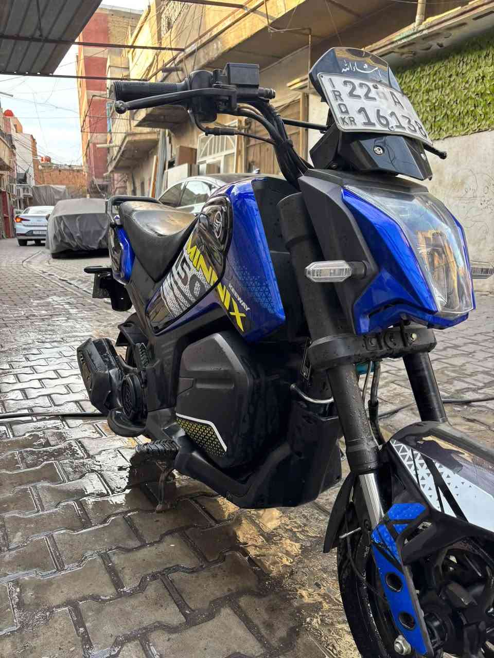 السلام عليكم 
دراجة MINNIX مرقم كامل للبيع 
الدراجة كلش نظيفة ومكفولة برغي ممفتوح بيها 
الدراجة فقط بارحة غسلتها والشاشة طفت مالتها 
البقية كلشي شغال بيها 
تحويل ثاني يوم 
العنوان بغداد - الكاظمية 
***********
