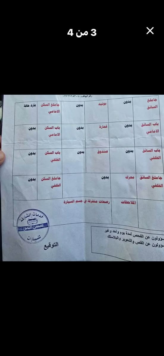 سلام عليكم
جيب ٢٠١٩ كراند شيروكي كندي
لمتددد ١\١ فول مواصفات 
پانورما 
ومواصفات بقيه معروفه 
كلين تايتل ما بيه دينار مصروف 
ماشيه ٨٠ الف ميل 
عنوان سياره كركوك
سعر :265 
لاستفسار:***********
