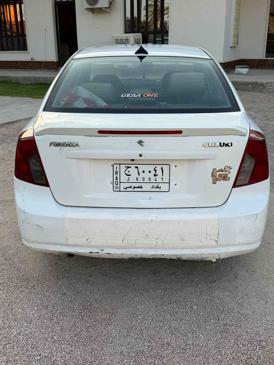 سياره ساسوكي فورنزا  مودبل 2005 كير  اتوماتيك محرك وكير خير من الله بيه جاملغ ايسر تبديل وبي ظربه جاملغ. الايسر معدل بارد سياىه جاهزه من  مكلشي  سعر 55وبه مجال بسط*********** الفلوجه النساف
