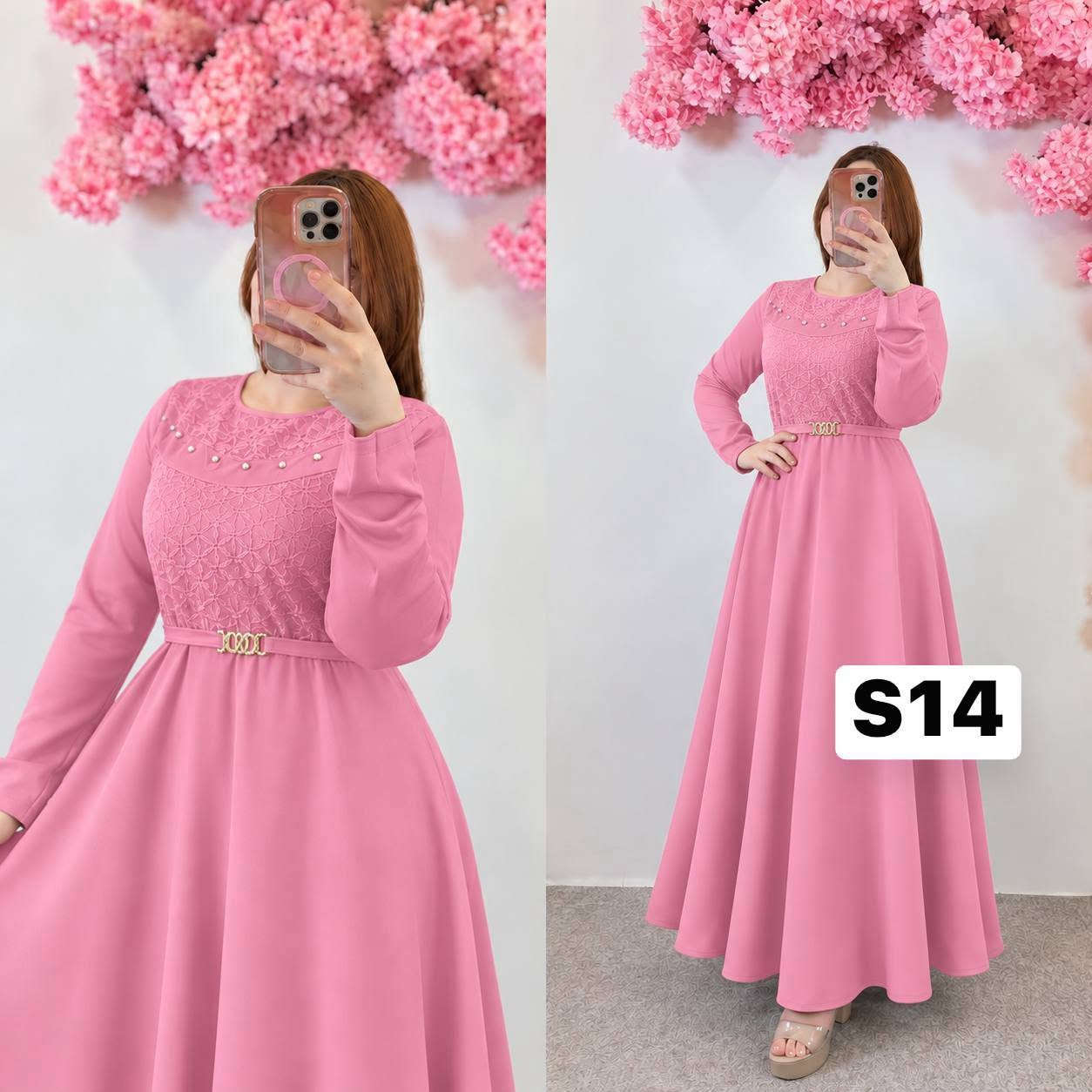 فساتين كريب • مقاس L-XXL • توصيل مجاني